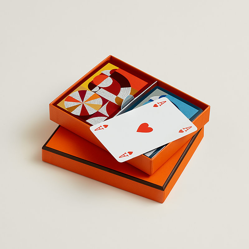 Set of 2 Cheval Natte bridge playing cards | Hermès Greece